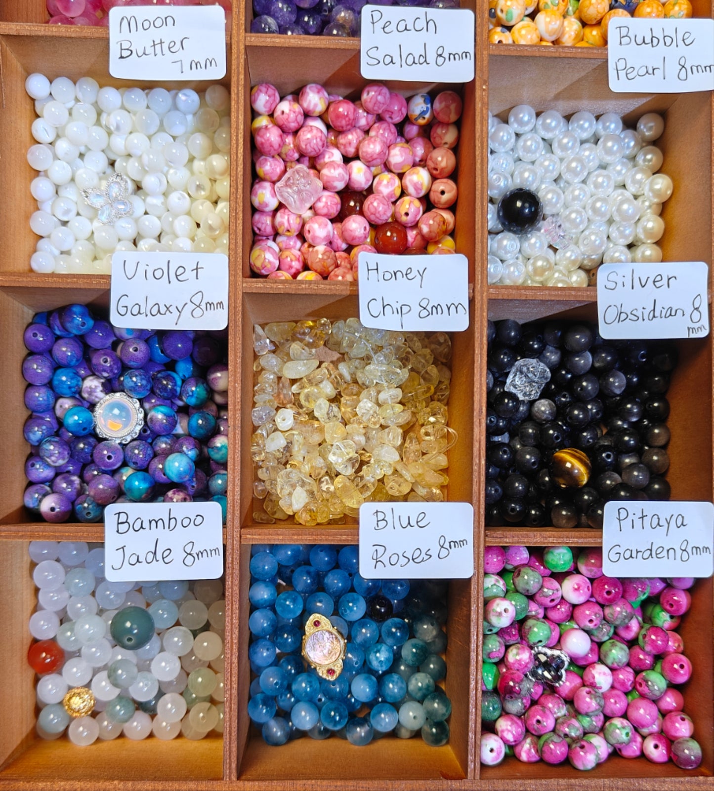 Live Crystal & Stone beads link