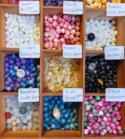 Live Crystal & Stone beads link
